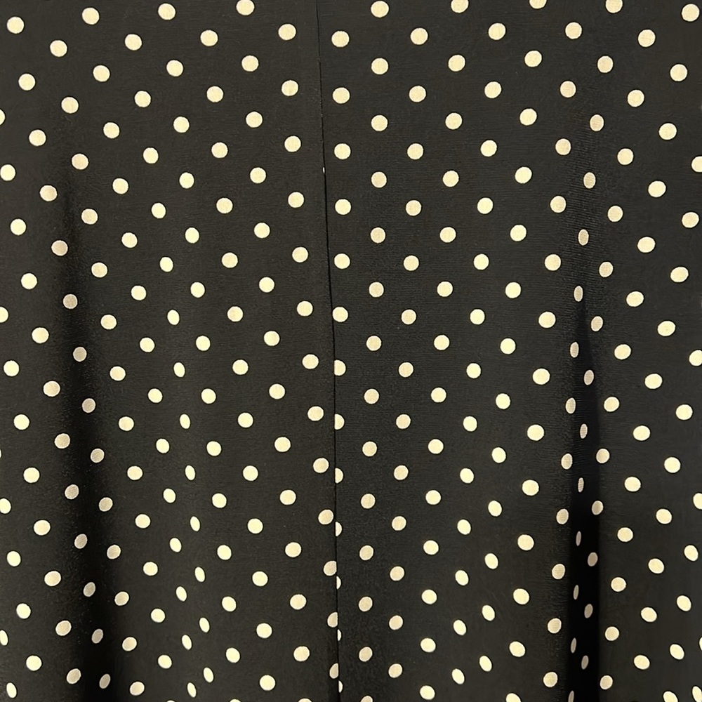 NWT Versona Black with White polka dot Shift dress size XL - Picture 3 of 11